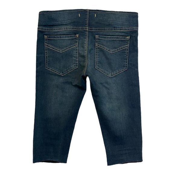 Free People | Reworked Low Rise Elasticized Waist Denim Capri | Sz 25 - Picture 2 of 3